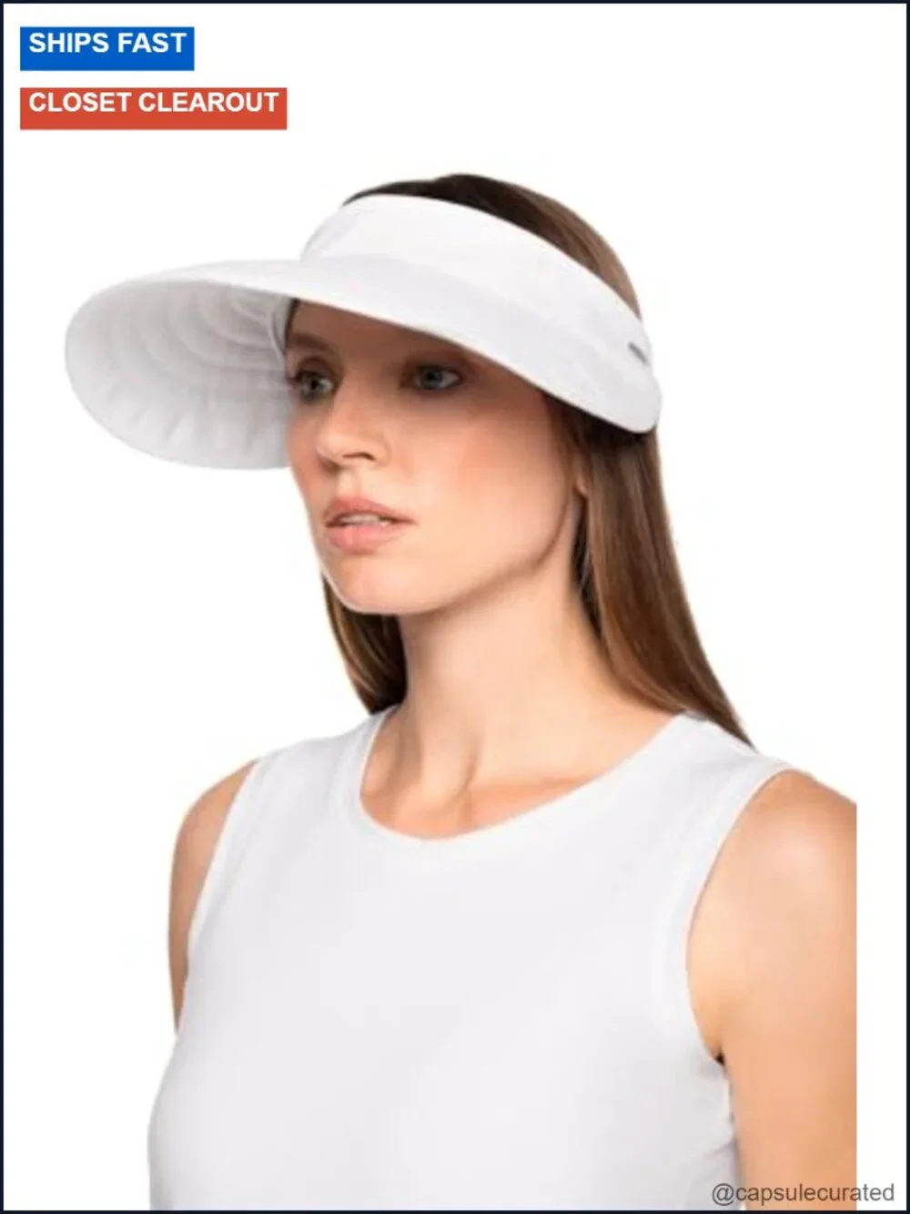 Women's Zip-Off Visor UPF 50+ Sun Protection Packable